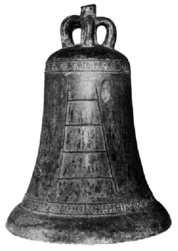 La campana di Federico della Scala, fusa nel 1321 per la torre del suo castello di Marano.